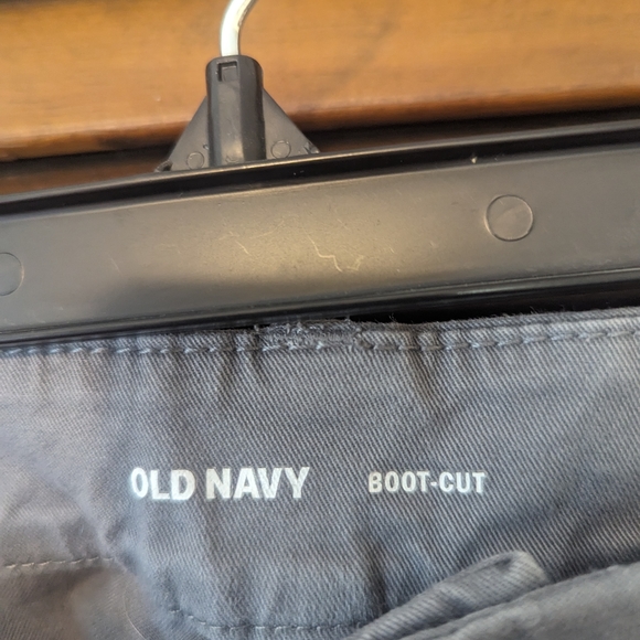 Old Navy bootcut khaki pants in gray size 14 - Picture 2 of 4